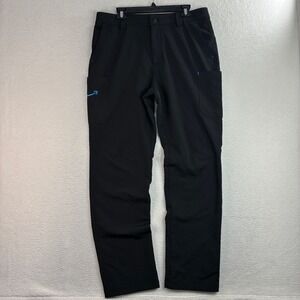 Amazon Pants Men L 35x33 Black Luly Yang Cargo Stretch Workwear Uniform